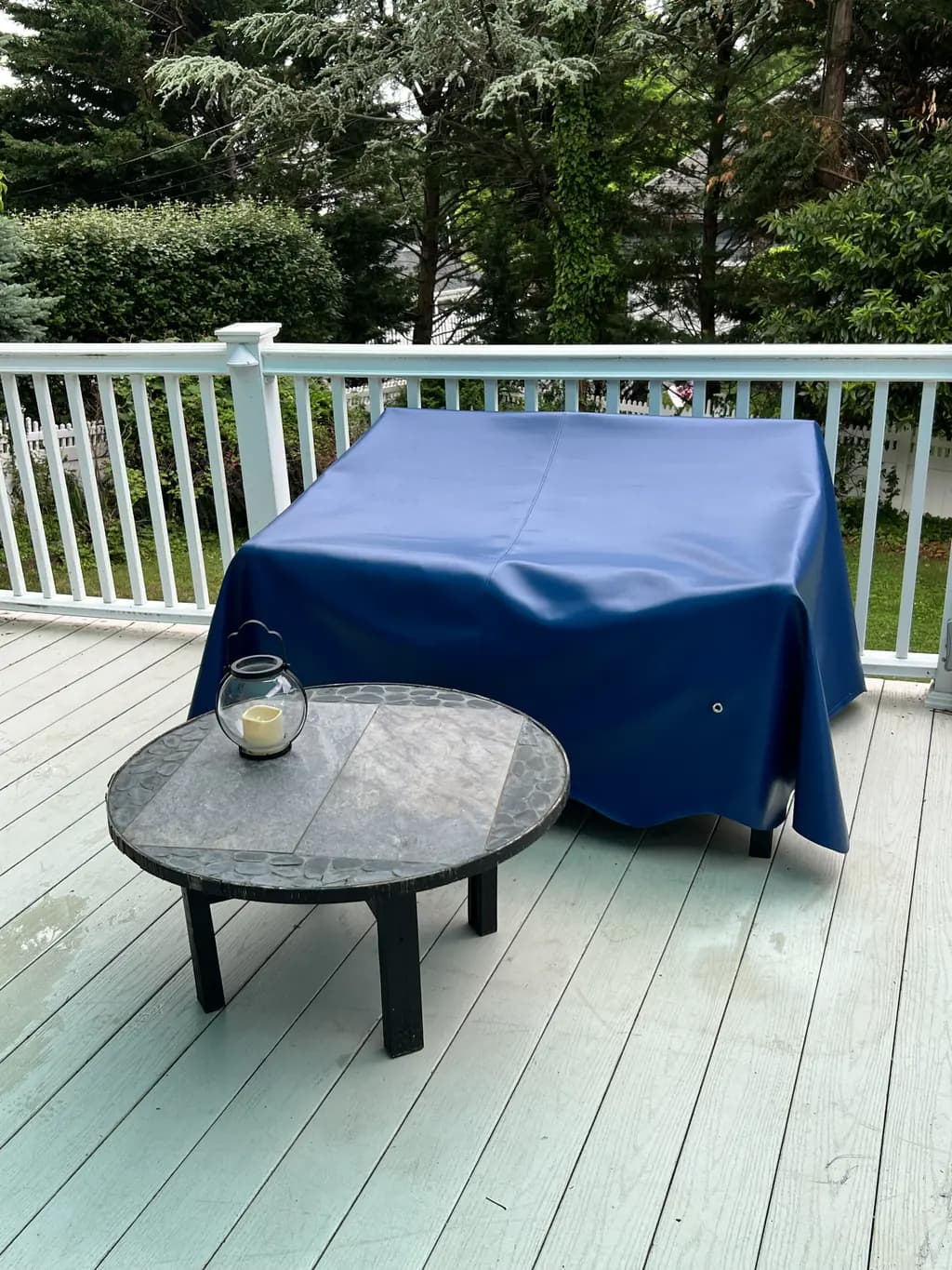 Outdoor Furniture Cover in Blue